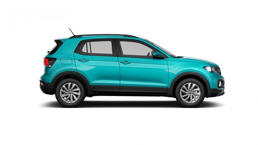 Volkswagen T-Cross, T-Cross Life 1,0 TSI 81 kW 6G, barva tyrkysová