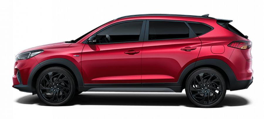 Hyundai Tucson, 2,0 CRDi 136 kW (diesel) 6 st. man 4×4, barva červená