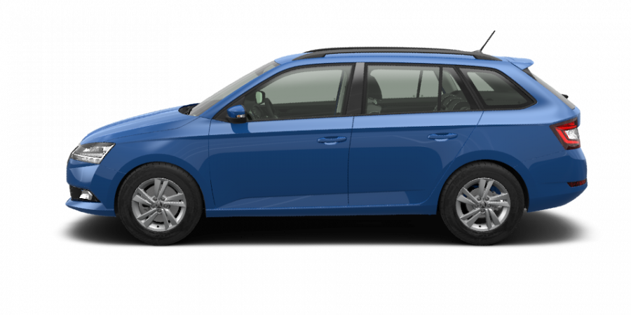 Škoda Fabia, 1,0 TSI 81 kW 6-stup. mech., barva modrá