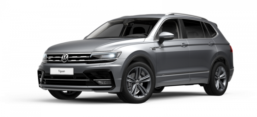 Volkswagen Tiguan Allspace, CL R-Line 2,0 TDI 7DSG, barva stříbrná