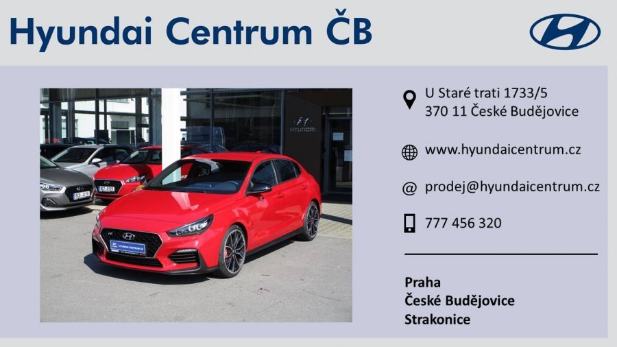 Hyundai i30, 2,0 T-GDI E-CVVT 202 kW (95 NAT) 6 st. man, barva červená