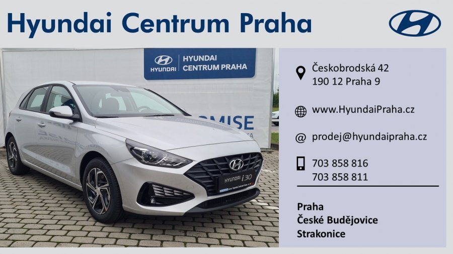 Hyundai i30, 1,5i CVVT 81 kW (95 NAT) 6 st. man, barva stříbrná