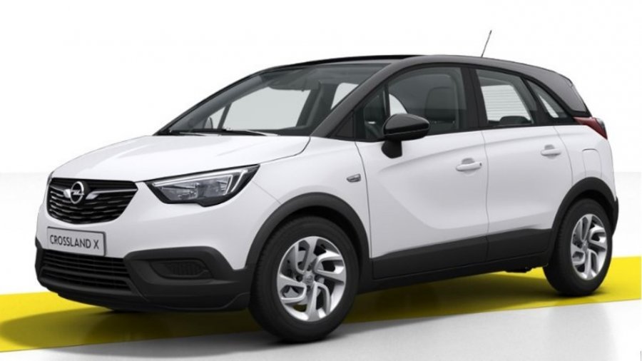 Opel Crossland X, SMILE 1,2 TURBO 81kW MT6, barva bílá