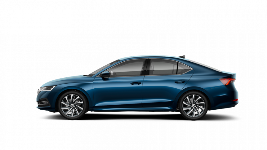 Škoda Octavia, 1,5 TSI 110 kW 6-stup. mech., barva modrá