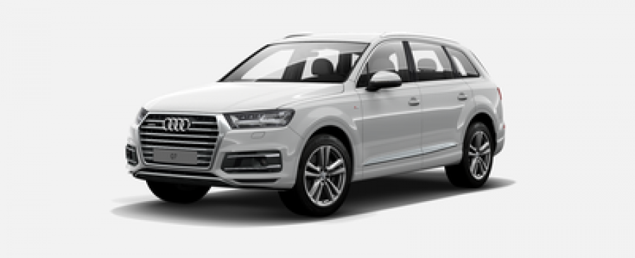 Audi Q7, 50 TDI 210 kW quattro, barva bílá