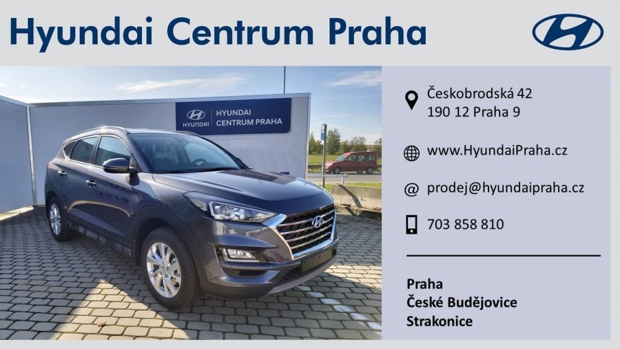 Hyundai Tucson, 1,6 T-GDi 130 kW (95 NAT) 6 st. man, barva šedá