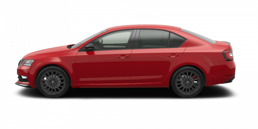 Škoda Octavia, 1,5 TSI 110 kW 6-stup. mech., barva červená