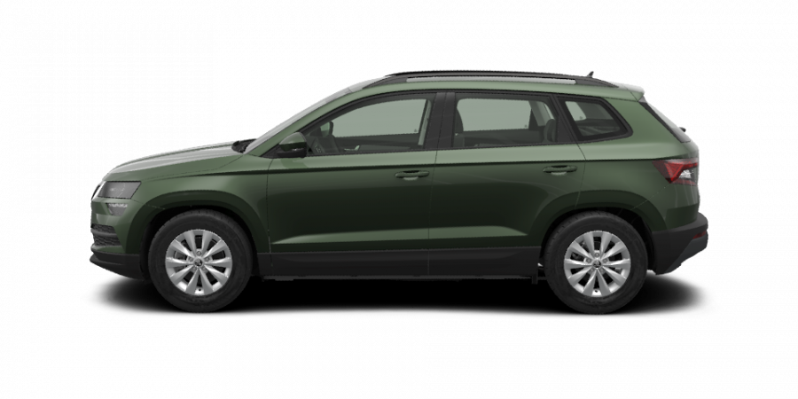 Škoda Karoq, 1,5 TSI 110 kW 6-Gang mech., barva zelená