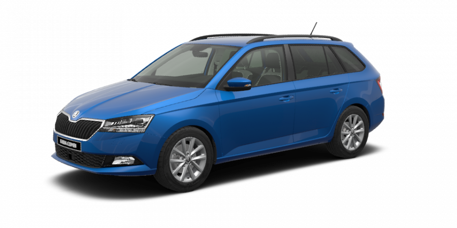 Škoda Fabia, 1,0 TSI 81 kW 6-stup. mech., barva modrá