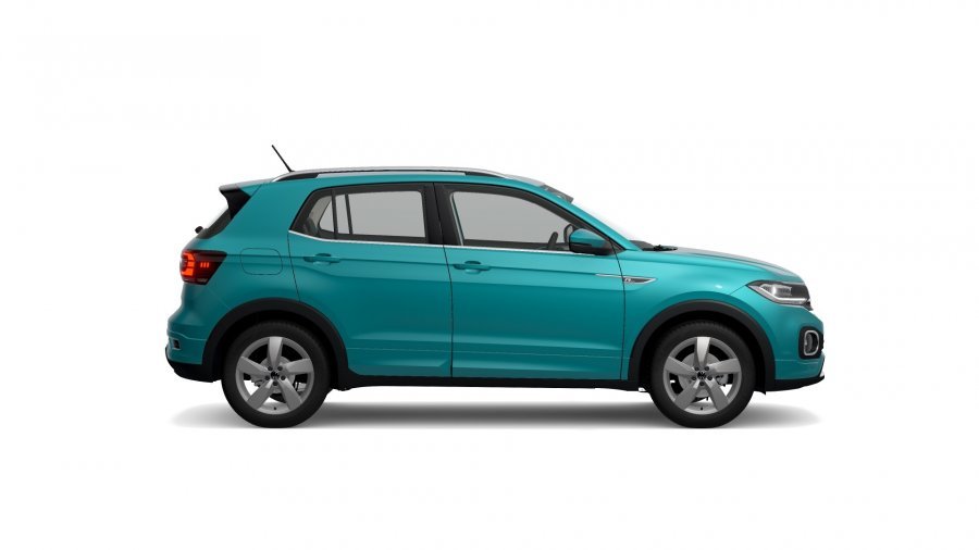 Volkswagen T-Cross, T-Cross Style 1,5 TSI 110 kW 7DSG, barva tyrkysová