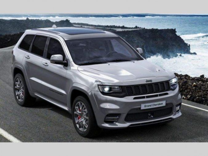 Jeep Grand Cherokee, SRT 6,4L V8 HEMI 468k, barva stříbrná