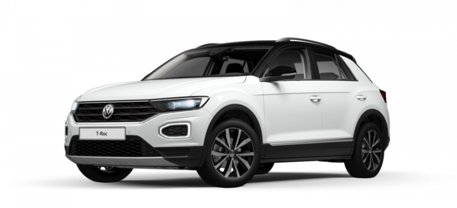 Volkswagen T-Roc, Style 1,5 TSI ACT 7DSG, barva bílá