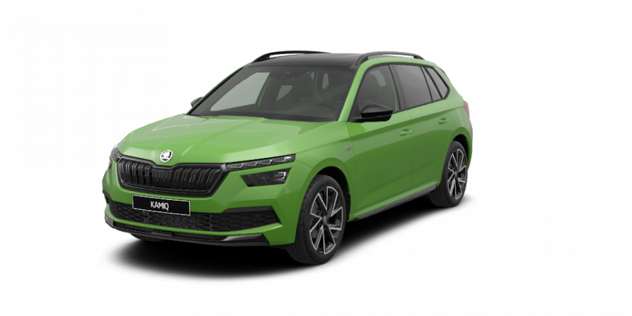 Škoda Kamiq, 1,5 TSI 110 kW 6-stup. mech., barva zelená