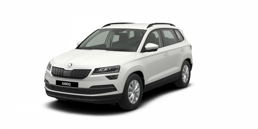 Škoda Karoq, 1,5 TSI 110 kW 6-stup. mech., barva bílá