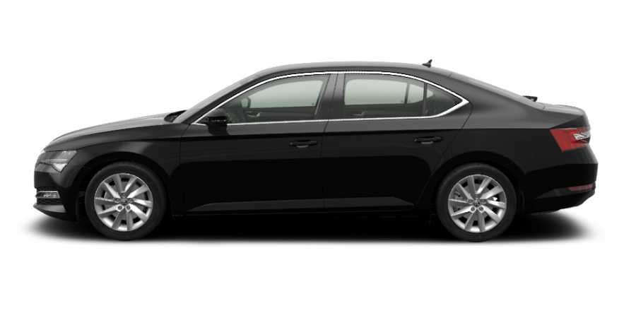 Škoda Superb, 2,0 TDI 140 kW 7-stup. automat., barva černá