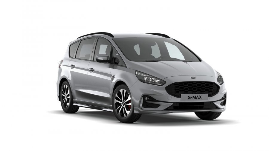 Ford S-MAX, ST-Line, 5dveřová, 2.0 EcoBlue 140 kW/190 k, 8st. automatická, barva stříbrná