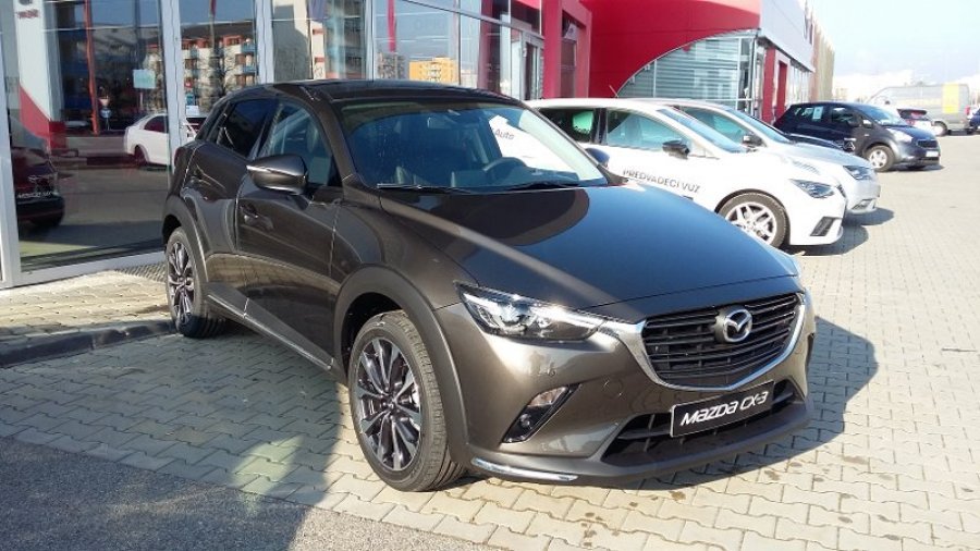 Mazda CX-3, 2,0 Skyactiv-G121, barva šedá