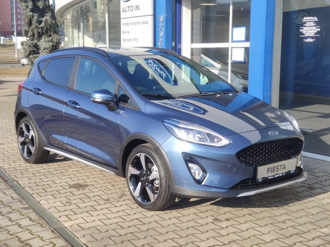 Ford Fiesta, hatchback, Active 5D 1,0 EcoBoost (mHEV) 92 kW / 125 k, barva modrá