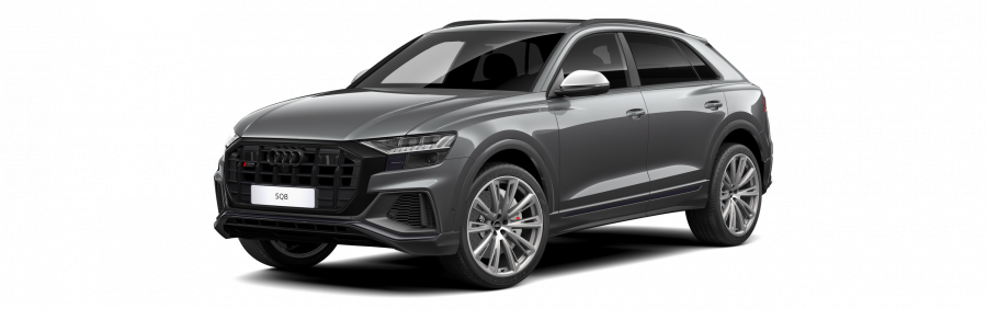 Audi Q8, SQ8 TFSI 373 kW quattro, barva šedá