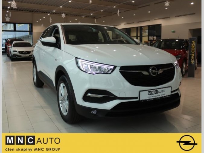 Opel Grandland X, SMILE 1.2 Turbo 96kW, barva bílá