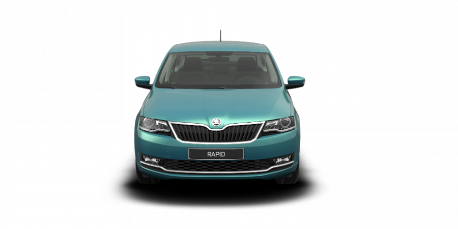 Škoda Rapid, 1,0 TSI 81 kW 6-stup. mech., barva modrá