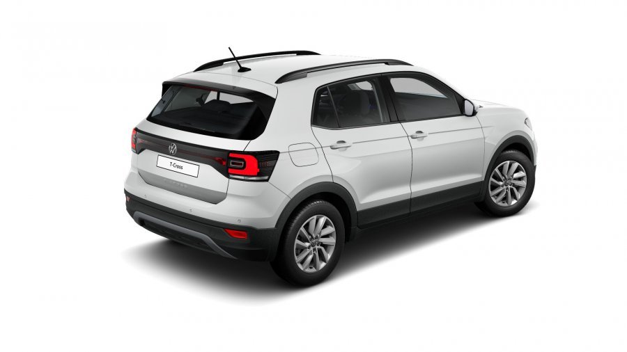 Volkswagen T-Cross, T-Cross Life 1,0 TSI 81 kW 7DSG, barva bílá