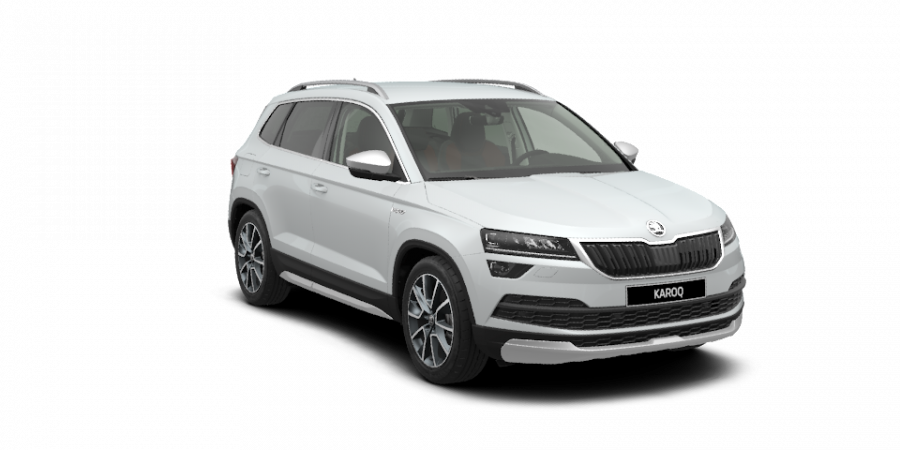 Škoda Karoq, 2,0 TDI 110 kW 7-stup. automat. 4x4, barva bílá