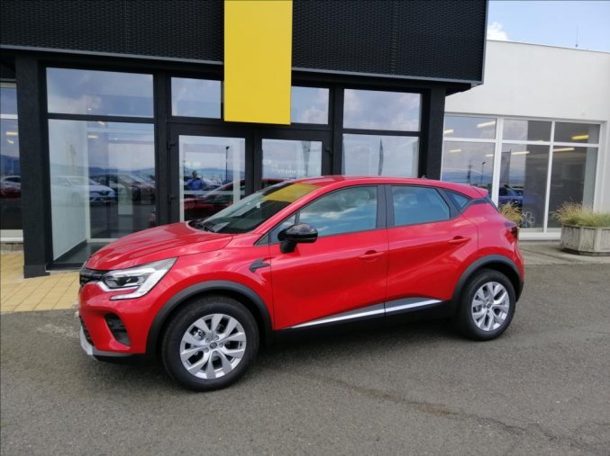 Renault Captur, 1,0 TCe 90  Intens, barva červená