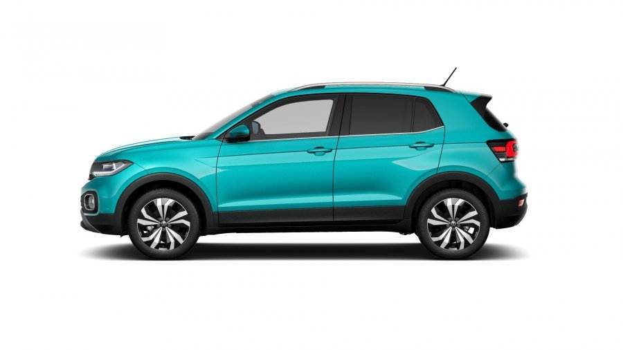 Volkswagen T-Cross, T-Cross Style 1,0 TSI 81 kW 6G, barva tyrkysová