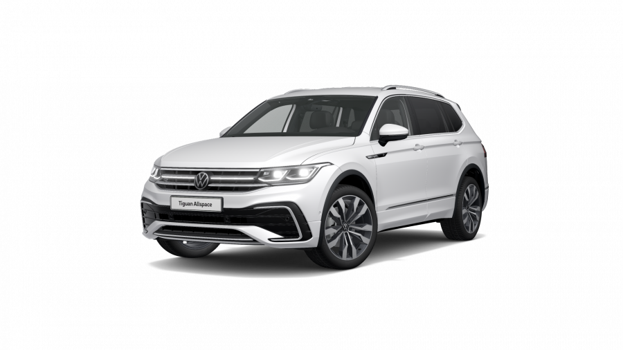 Volkswagen Tiguan Allspace, Allspace R-Line 2,0 TDI 147 kW 4M 7DSG, barva bílá