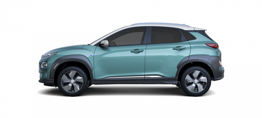 Hyundai Kona, KONA EV 150 kW (elektřina) Stálý redukční převod, barva modrá