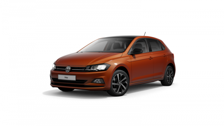 Volkswagen Polo, Maraton Ed. 1,0 TSI 7DSG, barva oranžová