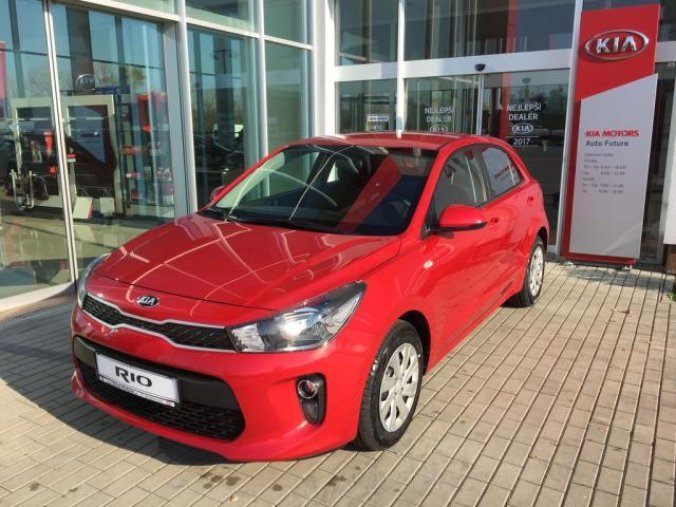 Kia Rio, 1,25 CVVT Comfort, barva červená