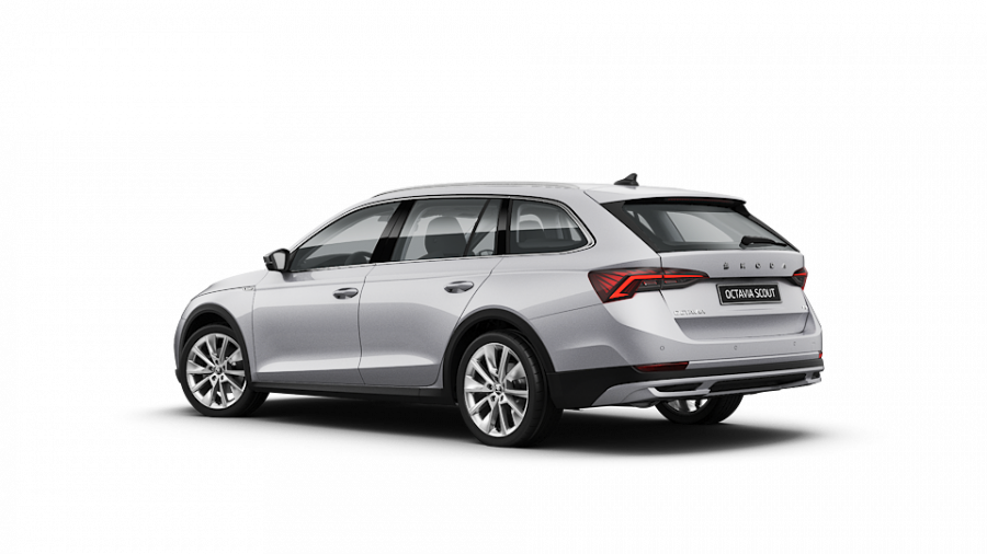 Škoda Octavia, 2,0 TDI 110 kW 7-stup. automat. 4x4, barva stříbrná