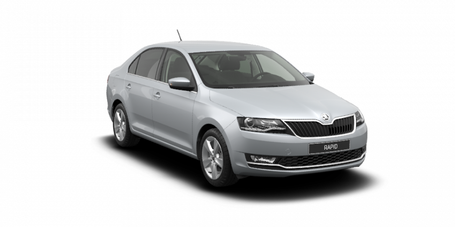 Škoda Rapid, 1,0 TSI 81 kW 6-stup. mech., barva stříbrná