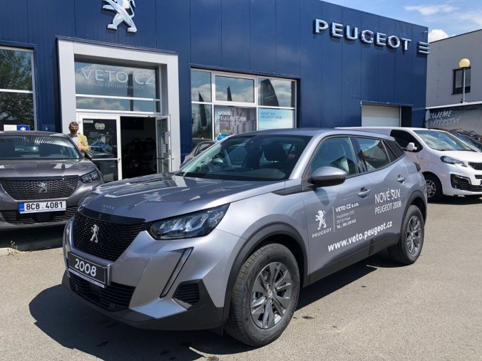 Peugeot 2008, ACTIVE 1.2 PT 130k MAN6, barva šedá