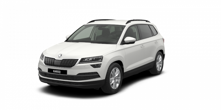 Škoda Karoq, 1,5 TSI 110 kW 6-stup. mech., barva bílá