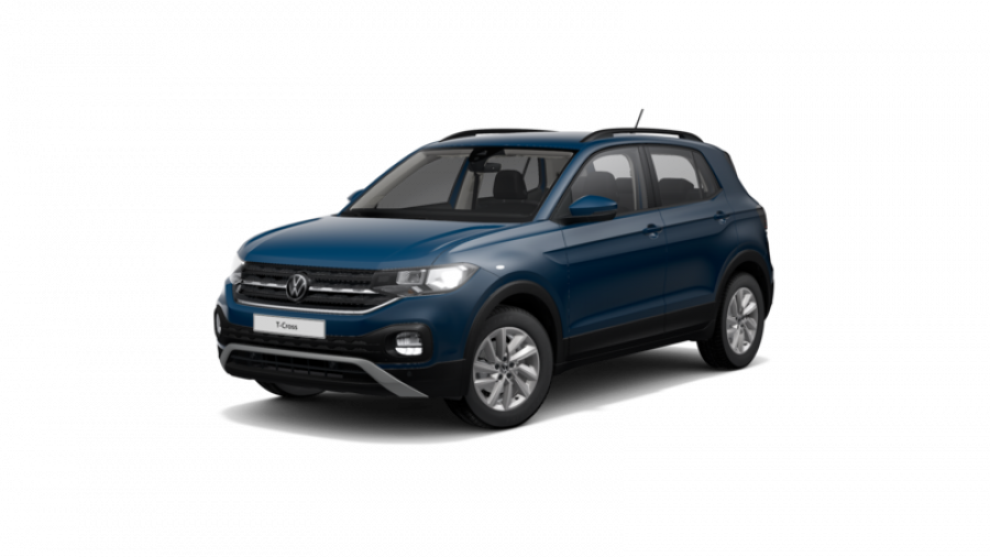 Volkswagen T-Cross, Life 1,0 TSI 70 kW 5G, barva modrá