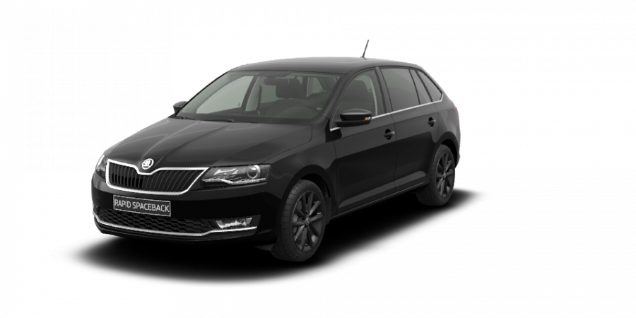 Škoda Rapid, 1,0 TSI 81 kW 6-stup. mech., barva černá