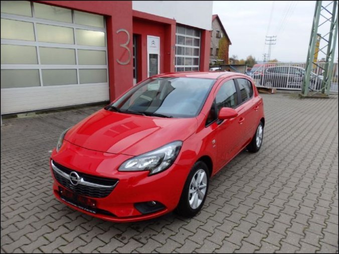 Opel Corsa, Excite 5DV. 1.2 70k, barva červená