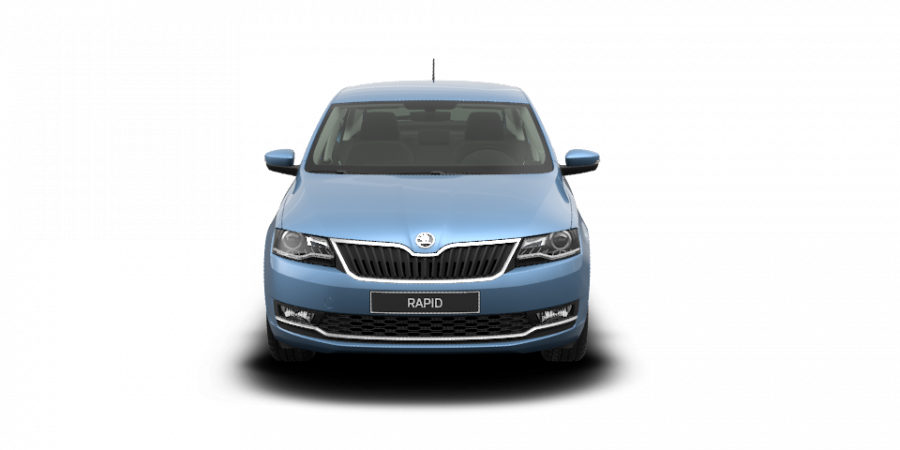 Škoda Rapid, 1,0 TSI 81 kW 6-stup. mech., barva modrá