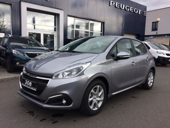 Peugeot 208, ACTIVE 1.2 61kW, barva šedá