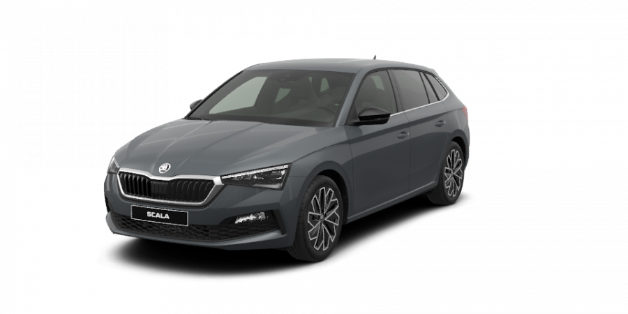 Škoda Scala, 1,0 TSI 85 kW 6-stup. mech., barva šedá