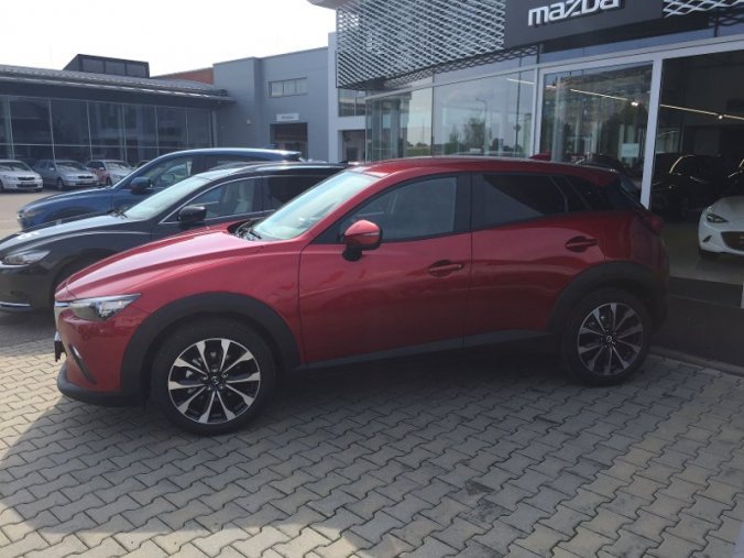 Mazda CX-3, 2,0 Skyactiv-G121, barva červená