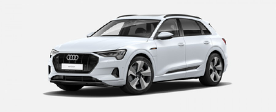 Audi e-tron, Advanced 55 quattro 265 kW, barva bílá