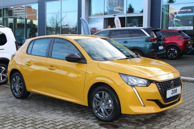 Peugeot 208, ACTIVE PACK 1.2 55kW MT5, barva žlutá