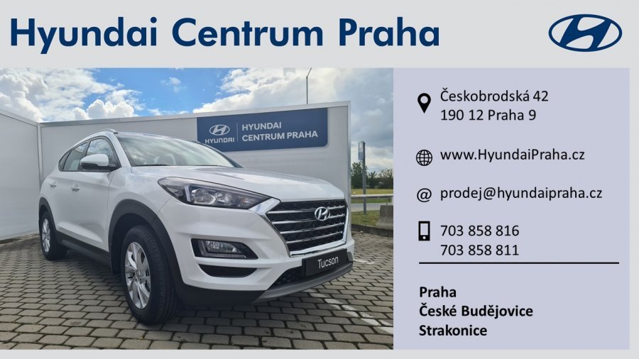 Hyundai Tucson, 1,6 GDi 97 kW (95 NAT) 6 st. man, barva bílá