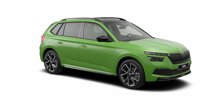 Škoda Kamiq, 1,5 TSI 110 kW 6-stup. mech., barva zelená