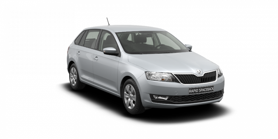 Škoda Rapid, 1,0 TSI 70 kW 5-stup. mech., barva stříbrná