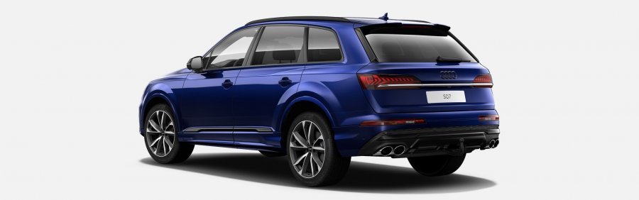 Audi Q7, SQ7 TDI 320 kW quattro, barva modrá